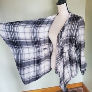 Motherhood Maternity Plaid Nursing Top Shirt